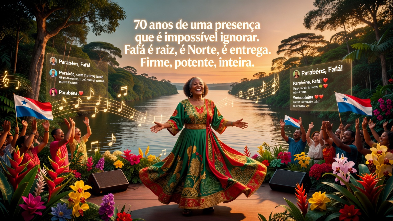 Fafá de Belém Recebe Homenagem Emocionante ao Completar 70 Anos